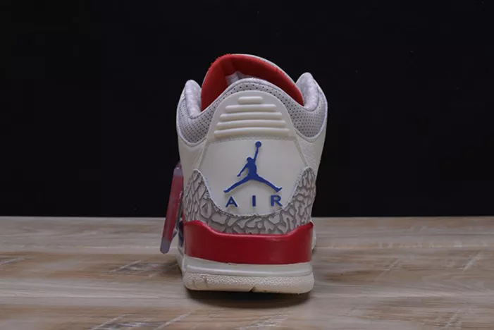 3229 AIR JORDAN 3 RETRO "CHARITY GAME" sail red mens 136064- Bright 464