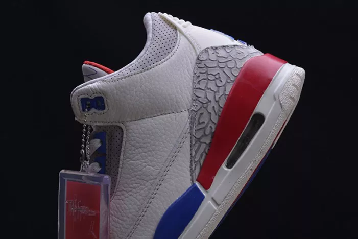 3229 AIR JORDAN 3 RETRO "CHARITY GAME" sail red mens 136064- Bright 464