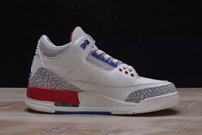 3229 AIR JORDAN 3 RETRO "CHARITY GAME" sail red mens 136064- Bright 464