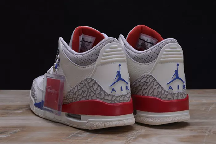 3229 AIR JORDAN 3 RETRO "CHARITY GAME" sail red mens 136064- Bright 464