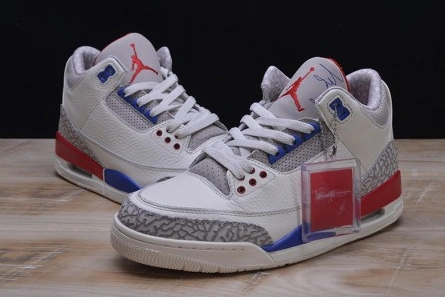 3229 AIR JORDAN 3 RETRO "CHARITY GAME" sail red mens 136064- Bright 464