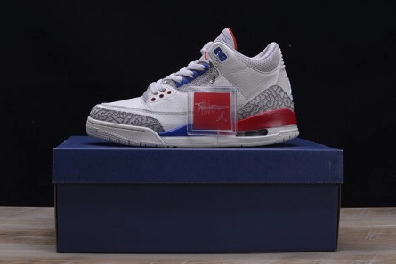 3229 AIR JORDAN 3 RETRO "CHARITY GAME" sail red mens 136064- Bright 464