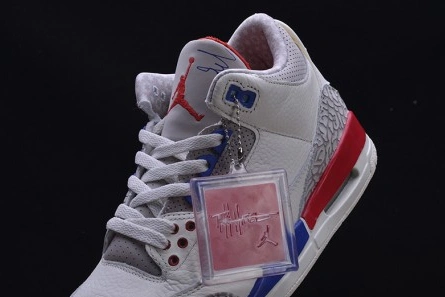 3229 AIR JORDAN 3 RETRO "CHARITY GAME" sail red mens 136064- Bright 464