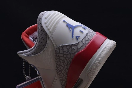 3229 AIR JORDAN 3 RETRO "CHARITY GAME" sail red mens 136064- Bright 464