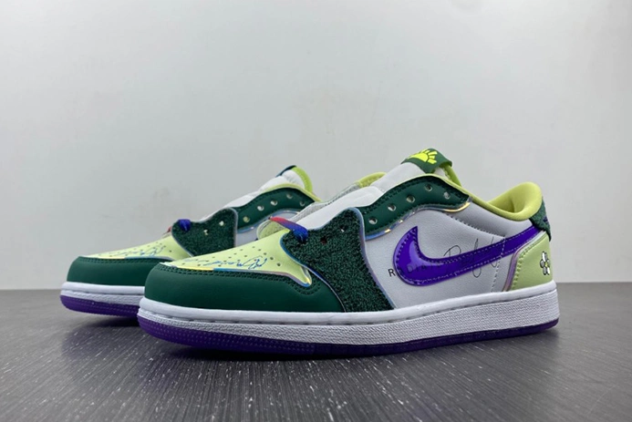6205 Jordan 1 Retro Low OG Doernbecher (2023)  FD9665- Vibrant 98