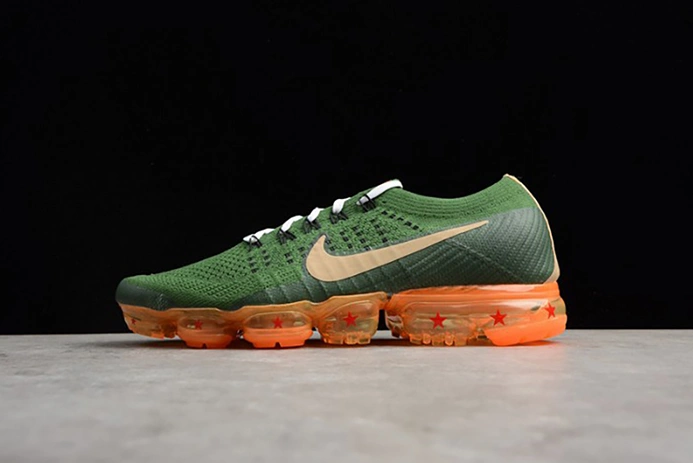 Dragon Ball Super x Nike Air VaporMax Flyknit 2018 Dark Green Light Brown mens AA3858-101 Vibrant 1500