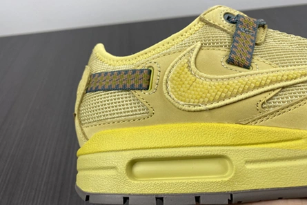 Flexible 1442 Nike Air Max 1 Travis Scott Cactus Jack Saturn Gold DO9392- 1303