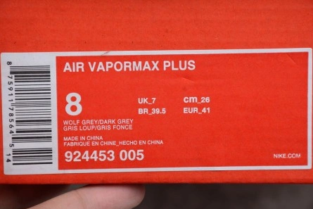 Timeless 2344 Nike Air VaporMax Plus Cool Grey 924453- 1481