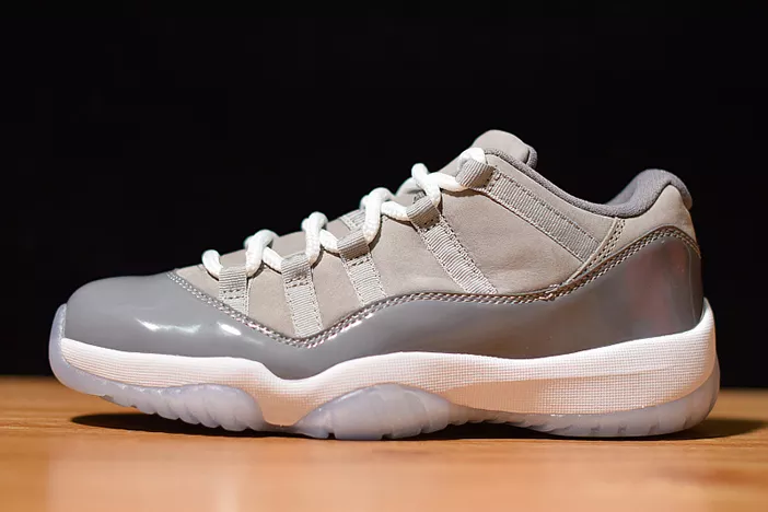 Popular 3174 Air Jordan 11 Low Cool Grey 528895- 721
