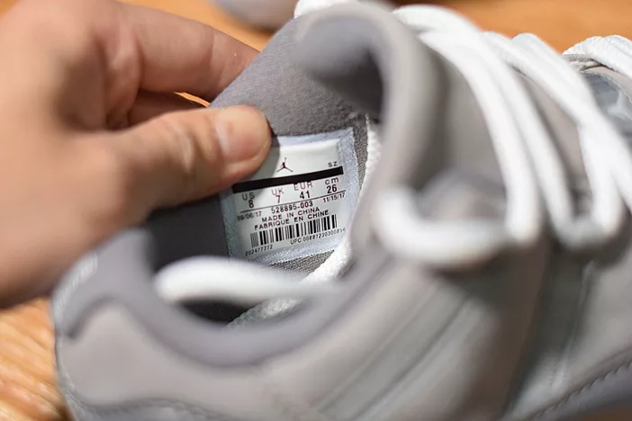 Popular 3174 Air Jordan 11 Low Cool Grey 528895- 721