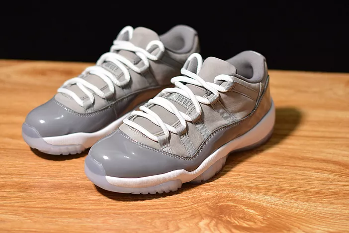 Popular 3174 Air Jordan 11 Low Cool Grey 528895- 721