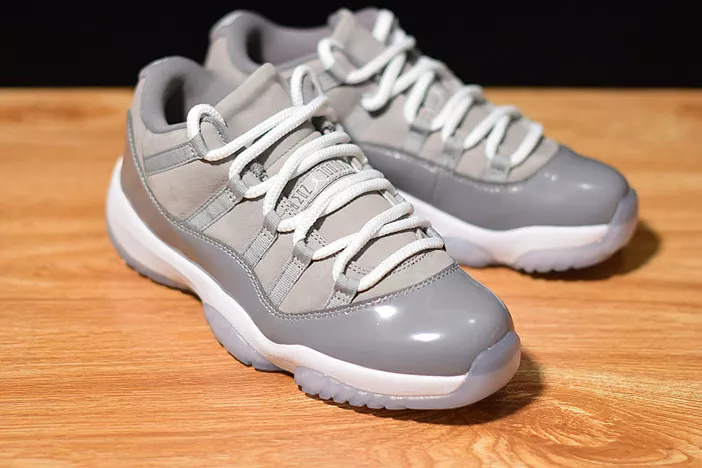 Popular 3174 Air Jordan 11 Low Cool Grey 528895- 721