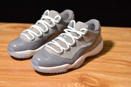 Popular 3174 Air Jordan 11 Low Cool Grey 528895- 721