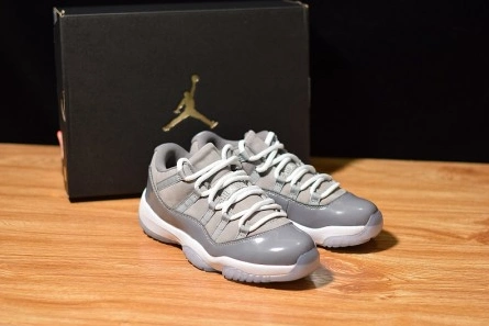 Popular 3174 Air Jordan 11 Low Cool Grey 528895- 721