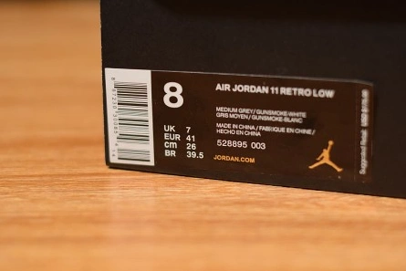 Popular 3174 Air Jordan 11 Low Cool Grey 528895- 721
