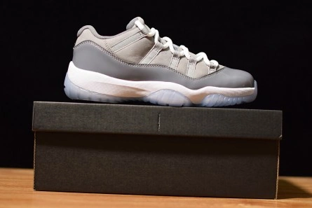 Popular 3174 Air Jordan 11 Low Cool Grey 528895- 721