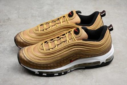 3276 NIKE AIR MAX 97 OG QS "2017 RELEASE" metallic gold 884421- Comfortable 1386