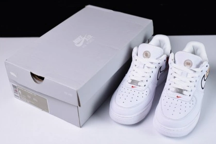 471 Nike Air Force 1 07 LNY QS Lunar New Year White  Flowers WOMENS  AJ8298- WellDesigned 1253