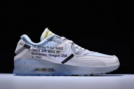 4942 OFF-WHITE x Nike Air Max 90 AM90 THE TEN 10 Sail Muslin Virgil Abloh AA7293- EyeCatching 1957