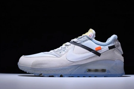 4942 OFF-WHITE x Nike Air Max 90 AM90 THE TEN 10 Sail Muslin Virgil Abloh AA7293- EyeCatching 1957