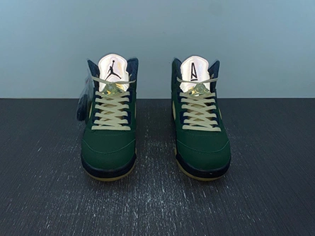 Unique 5128 Air Jordan 5 "Navy Green” FZ5758- 553