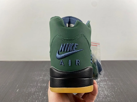 Unique 5128 Air Jordan 5 "Navy Green” FZ5758- 553