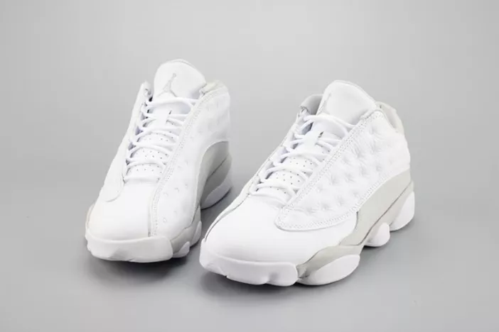 Elegant 9097 Jordan 13 Retro Low Pure Platinum 310810- 818