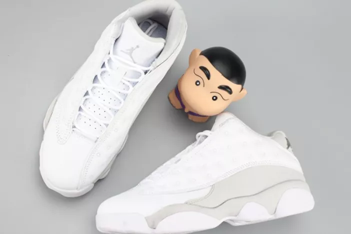 Elegant 9097 Jordan 13 Retro Low Pure Platinum 310810- 818