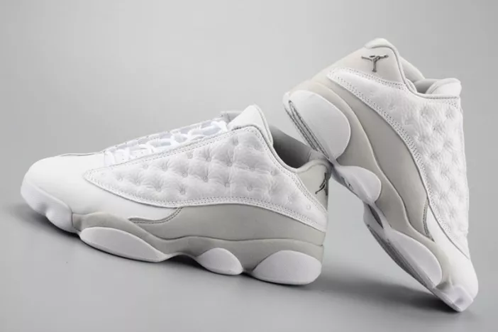 Elegant 9097 Jordan 13 Retro Low Pure Platinum 310810- 818