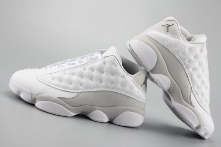 Elegant 9097 Jordan 13 Retro Low Pure Platinum 310810- 818