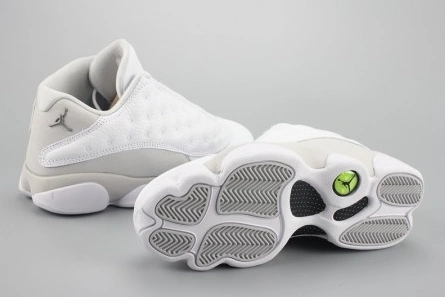 Elegant 9097 Jordan 13 Retro Low Pure Platinum 310810- 818