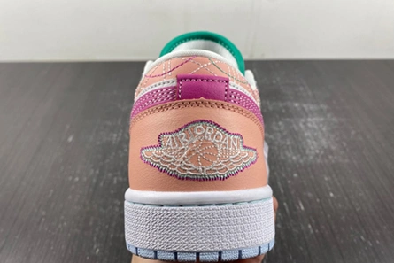 2574 Air Jordan 1 Low Sashiko “Multi-Color” FV3623- Resilient 75