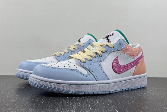 2574 Air Jordan 1 Low Sashiko “Multi-Color” FV3623- Resilient 75