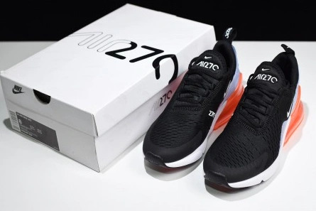 3506 Nike AIR MAX 270 black orange 943346 Classic 1448