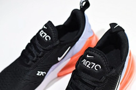 3506 Nike AIR MAX 270 black orange 943346 Classic 1448