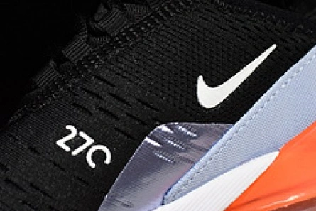 3506 Nike AIR MAX 270 black orange 943346 Classic 1448