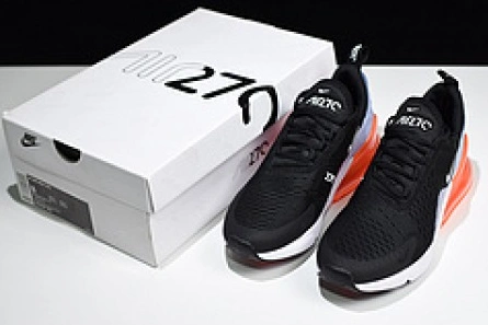 3506 Nike AIR MAX 270 black orange 943346 Classic 1448