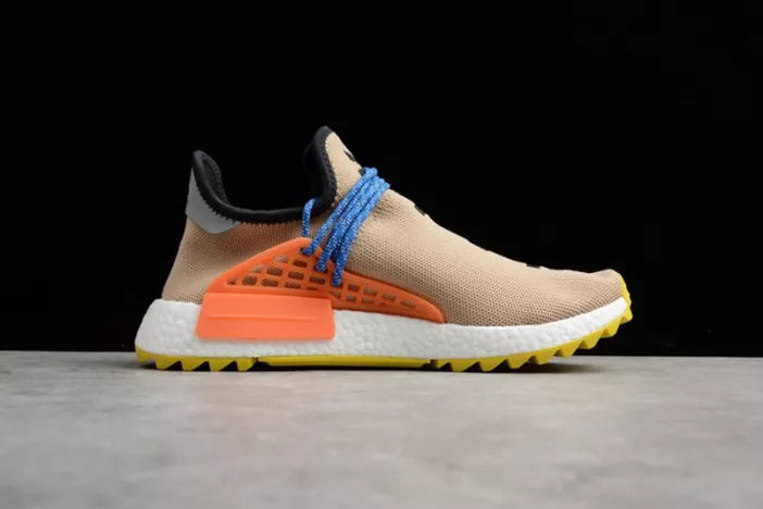 9339 ADIDAS mens Pharrell x NMD Trail 'Human Race' Pale Nude AC HighQuality 1802