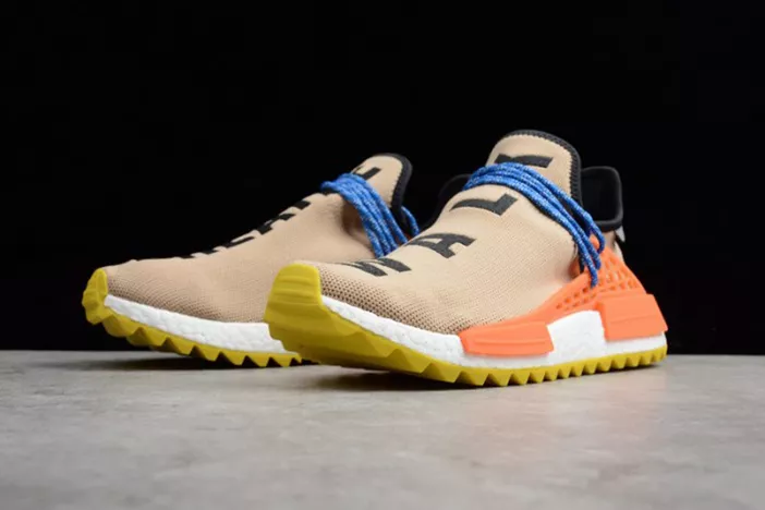 9339 ADIDAS mens Pharrell x NMD Trail 'Human Race' Pale Nude AC HighQuality 1802