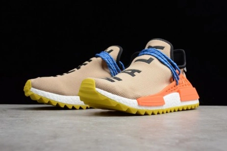 9339 ADIDAS mens Pharrell x NMD Trail 'Human Race' Pale Nude AC HighQuality 1802