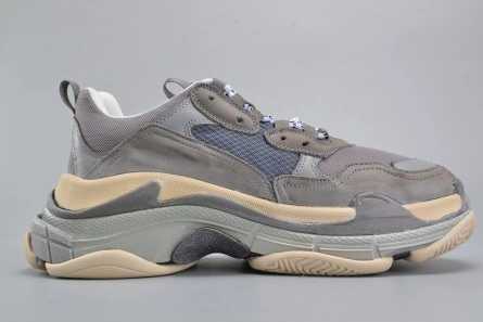 191 BALENCIAGA 17FW TRIPLE S WASHED SHOW SNEA GREY  MENS AED Resilient 2074