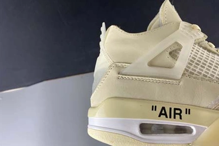 5606 Off-White x Air Jordan 4 “Sail”- CV9388- Fashionable 589