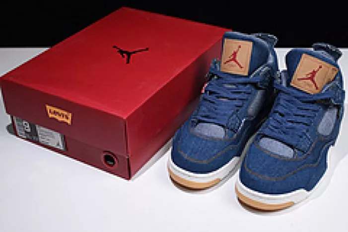 Lightweight 8782 Levi's x Nike  Air Jordan 4 Denim AO2571- 533