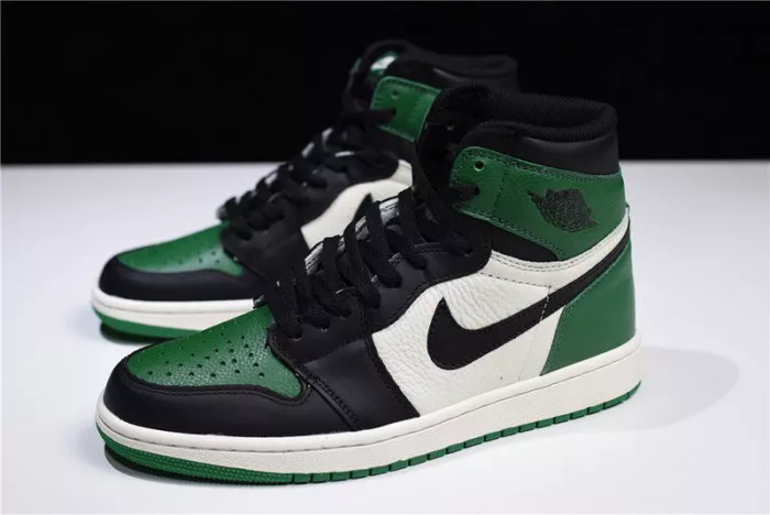 1167 Air Jordan 1 High OG NRG Pine Green Sail-Black 555088- Trendy 292
