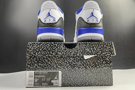 5029 Air Jordan Retro 3 Racer Blue CT8532- Flexible 398