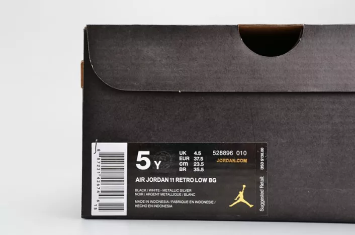 Trendy 2506 AIR JORDAN 11 RETRO LOW BG (GS) "BARON"  womens  528896- 729