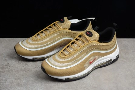 SportInspired 5176 nike mens AIR MAX 97 ULTRA ’17 OG "METALLIC GOLD" 918356- 1391