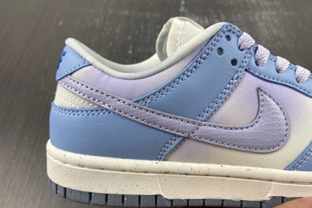 Cozy 865 Nike Dunk Low Blue Airbrush Canvas (Women's)  FN0323- 973
