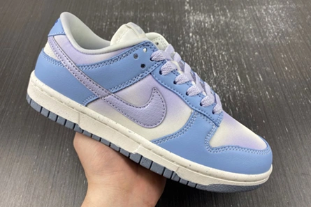Cozy 865 Nike Dunk Low Blue Airbrush Canvas (Women's)  FN0323- 973
