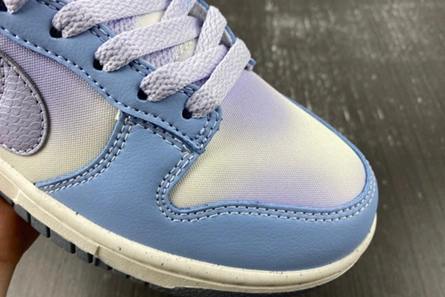 Cozy 865 Nike Dunk Low Blue Airbrush Canvas (Women's)  FN0323- 973